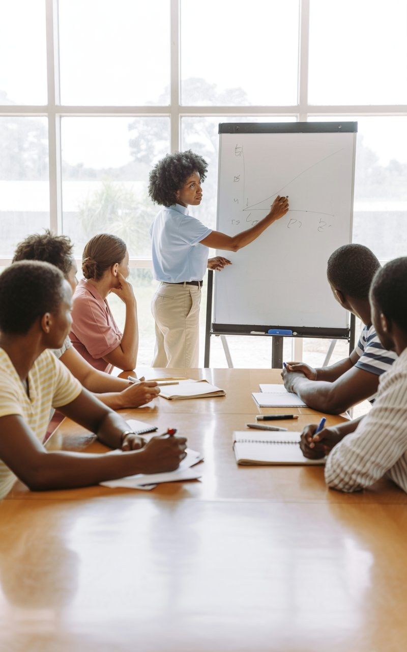 Étudiant en classe de formation