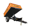 Wheel tipping trailer