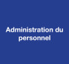 Administration du personnel