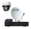 Caméra de surveillance et antenne parabolique