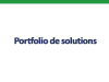 Portfolio de solutions