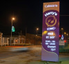 Totems publicitaires lumineux