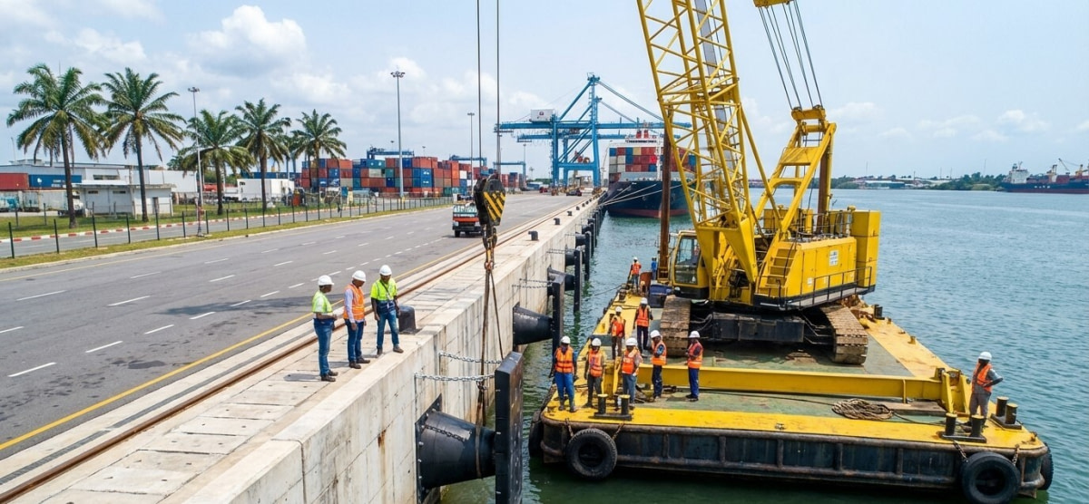 travaux maritimes et travaux sous-marins en Côte d'Ivoire