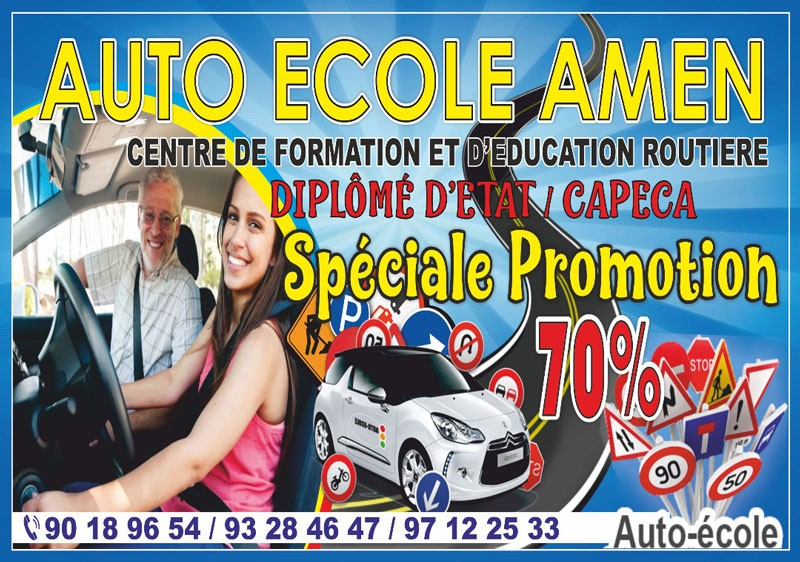 AUTO ECOLE AMEN Togo Auto école, Lomé