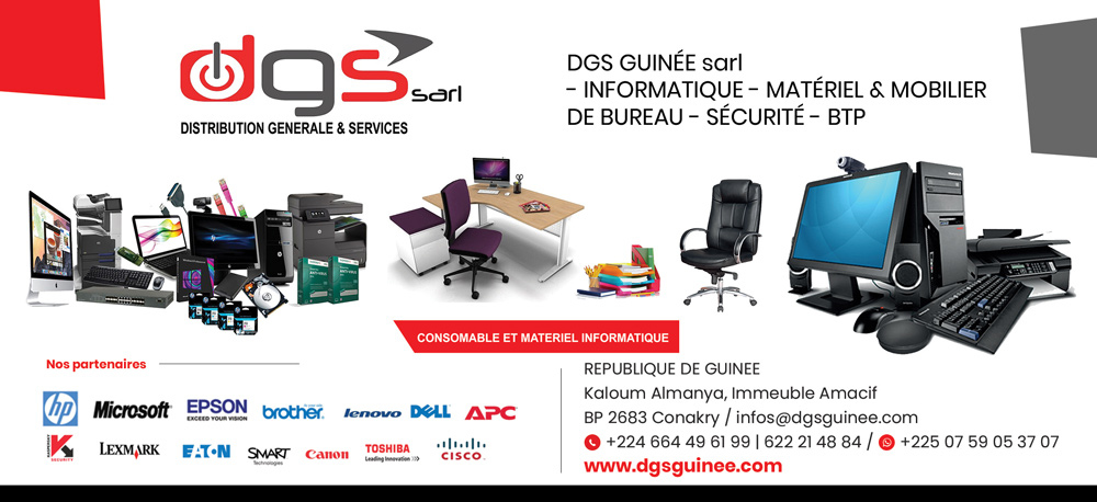 DGS GUINEE SARL Guinée : matériel informatique