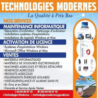 TECHNOLOGIES MODERNES