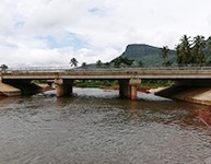 Pont de Manéah sur la route en 2×2 voies KM36-Coyah