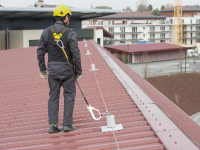 Installation lignes vie protection translucides