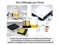 Test d'allergie par panel