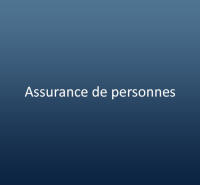 Assurance de personnes