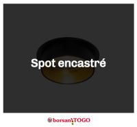 Spot encastré