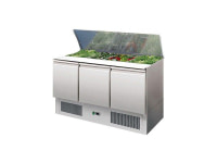 Saladette 3 portes avec couvercle