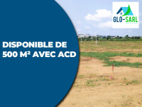 Lots de 500 M² à Songon