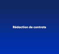 Rédaction de contrats