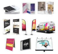 Impression de supports publicitaires (banderoles, affiches, flyers, etc.)