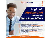 LOGICIEL: MODULE CRM & VENTE DES BIENS IMMOBILIERS