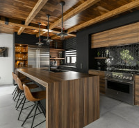 Les laminés en bois armoire et en cuisine