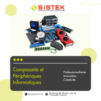 Vente de composants et périphériques informatique