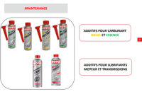 Additifs entretien Auto