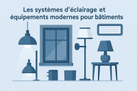 Les systèmes d’éclairage et équipements modernes pour bâtiments