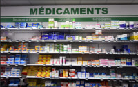 Vente de produits pharmaceutiques (spécialités et génériques)