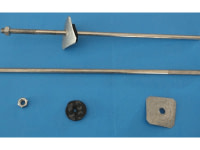 Tige filetée Galva 8×350 + Ecrou