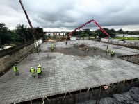 Immeuble bureautique TRIUMF - Chantier