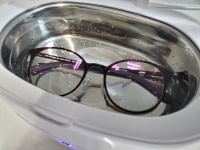 Nettoyage complet aux ultrasons des lunettes