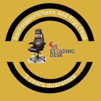 BACKSUPPORTCHAIRS AND ERGO DESK