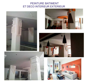 Peinture, bâtiment et décoration intérieur extérieur