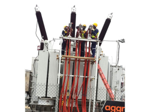 Raccordement transformateur 70 MVA, 11 K, 225 KV