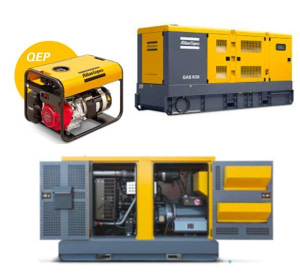 Atlas copco de 10 à 500 KVA