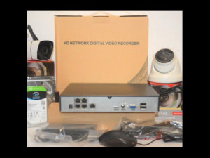 Kit complet de 4 caméras IP PoE