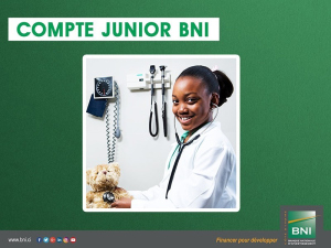 Compte Junior BNI