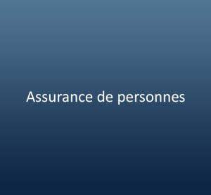 Assurance de personnes