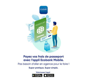 Paiement frais de passeport avec Ecobank Mobile