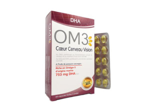 OM3 CŒUR CERVEAU VISION capsules