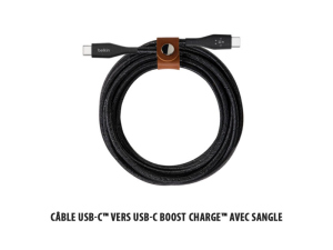 Gamme iPad / Câble USB-C™ vers USB-C BOOST↑CHARGE™ avec sangle