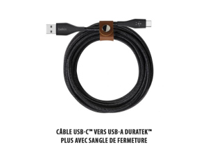 Gamme iPad / Câble USB-C™ vers USB-A DuraTek™ Plus avec sangle de fermeture