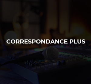 Correspondance plus