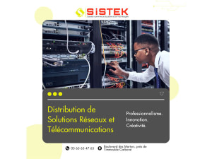 Distribution de solutions réseaux et télécommunications