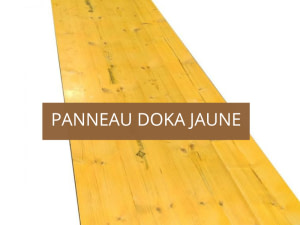 Panneau DOKA jaune