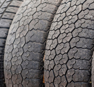 Pneus usés