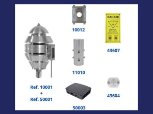 Kit Paratonnerre - paraton@ir 10+  Contact@ir + rout@air (KCRP10)