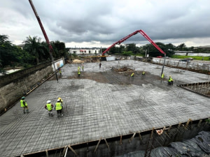 Immeuble bureautique TRIUMF - Chantier