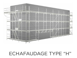 Echafaudage type "H"