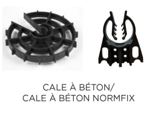 Cale à béton / Cale à béton Normfix