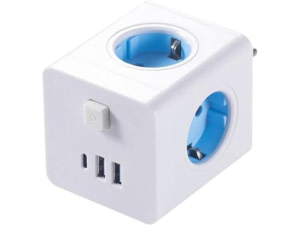 Multiprise 7 en 1 avec USB