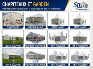 CHAPITEAU ET GARDEN