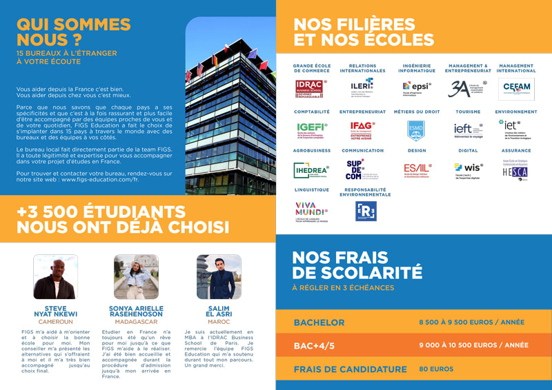 FIGS EDUCATION - Agences de préinscription et assistance visa d'études